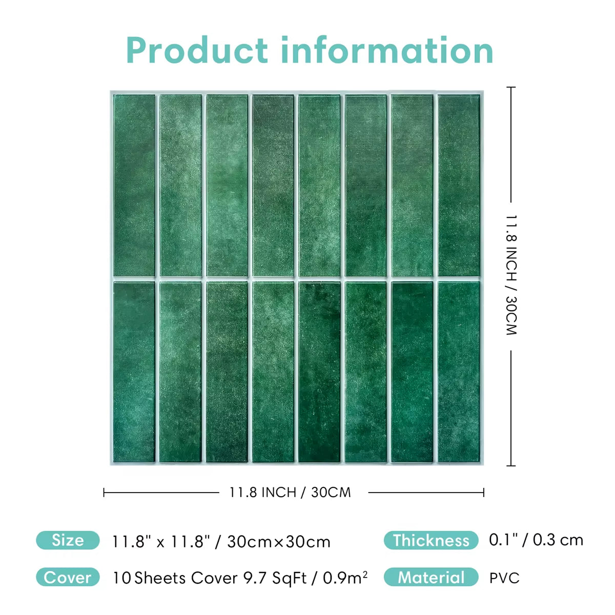 3D Wall Sticker Self-Adhesive 3D Wall Panel Peel and Stick Tile Backsplash for Kitchen Waterproof Tile Sticker