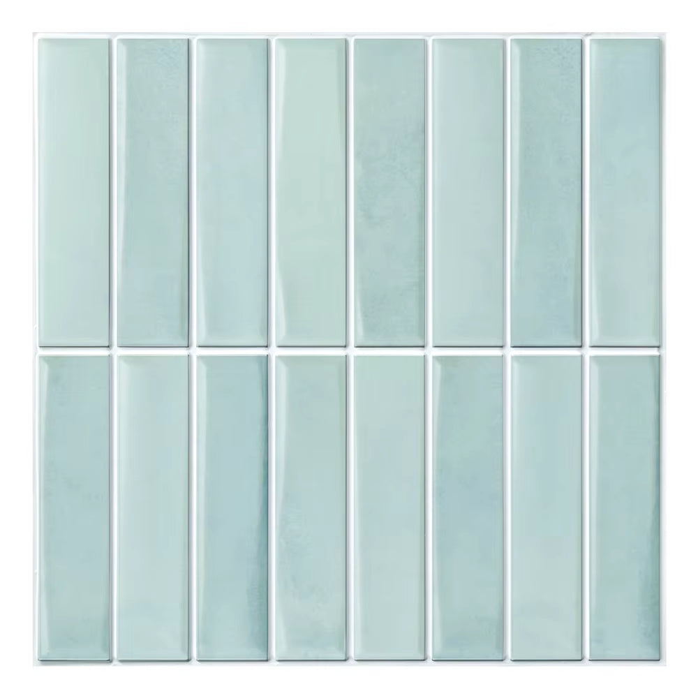 3D Wall Sticker Self-Adhesive 3D Wall Panel Peel and Stick Tile Backsplash for Kitchen Waterproof Tile Sticker